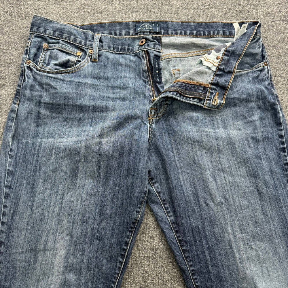 Lucky Brand 221 Jeans Mens 40x30 Blue Wash Original Straight Denim Casual Pants